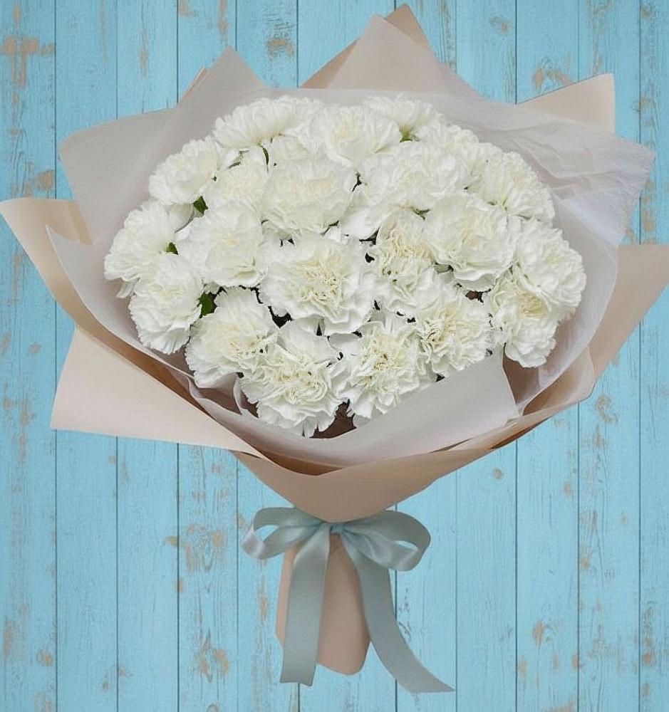 Букет цветов из: Гвоздики в Фокино Приморского края