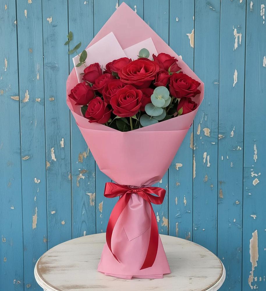 Букет цветов из: Розы в Фокино Приморского края