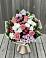 Букет цветов из: Альстромерии, Гвоздики, Розы и Хризантемы в Фокино Приморского края