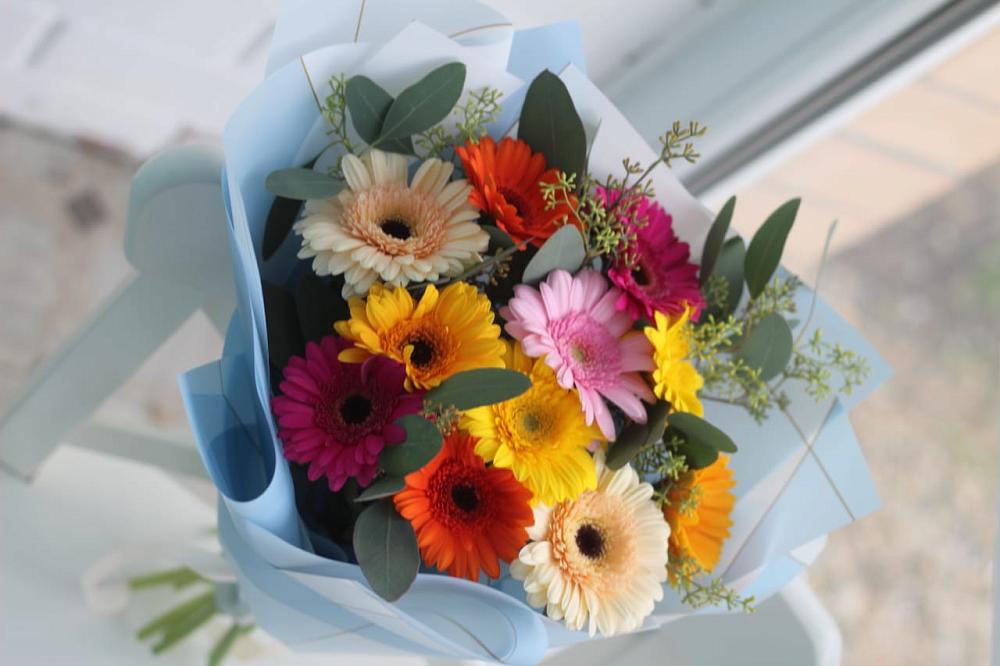 Букет цветов из: Герберы в Фокино Приморского края