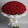 Букет 101 Красная роза Блэк Мэджик в Фокино Приморского края