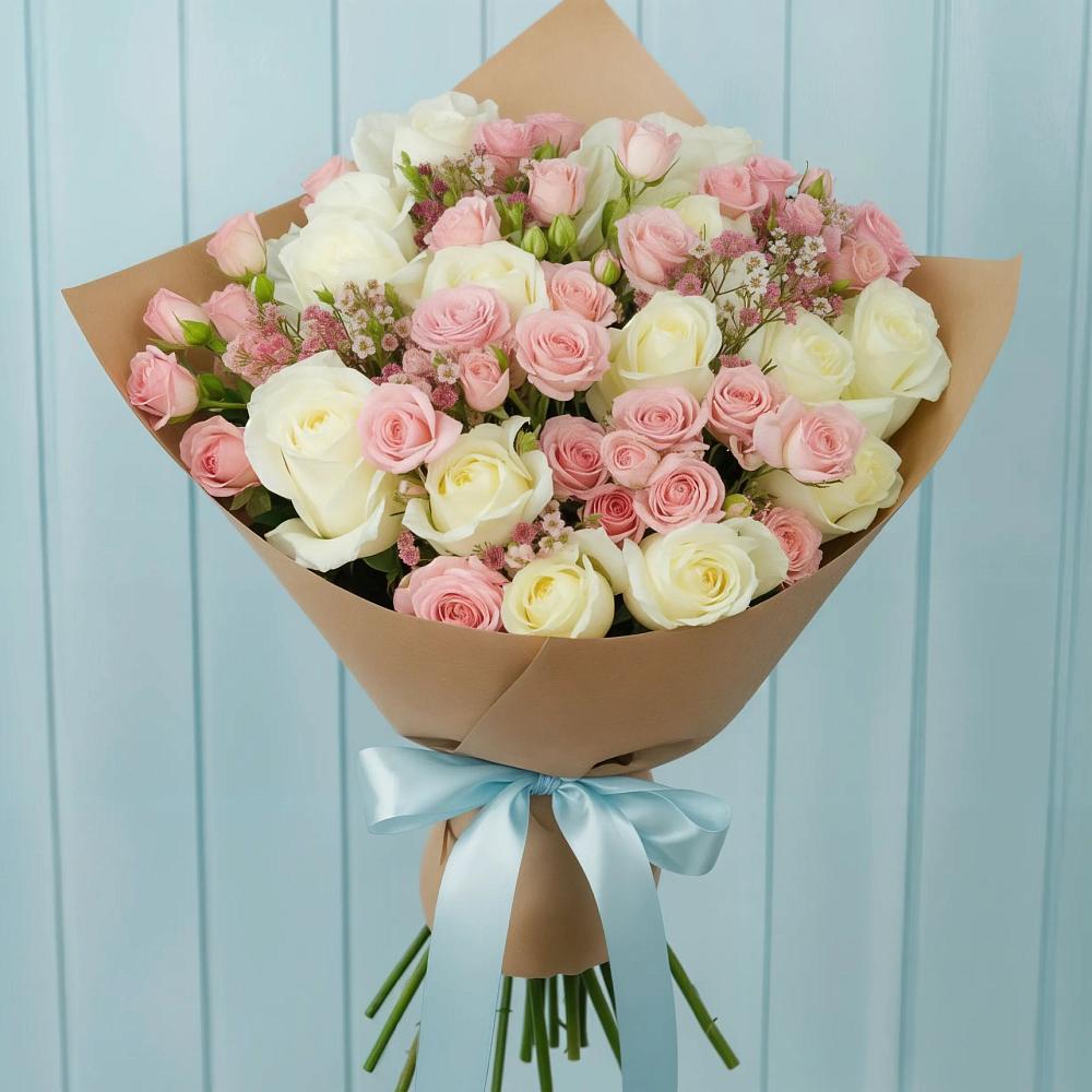 Букет цветов из: Розы в Фокино Приморского края