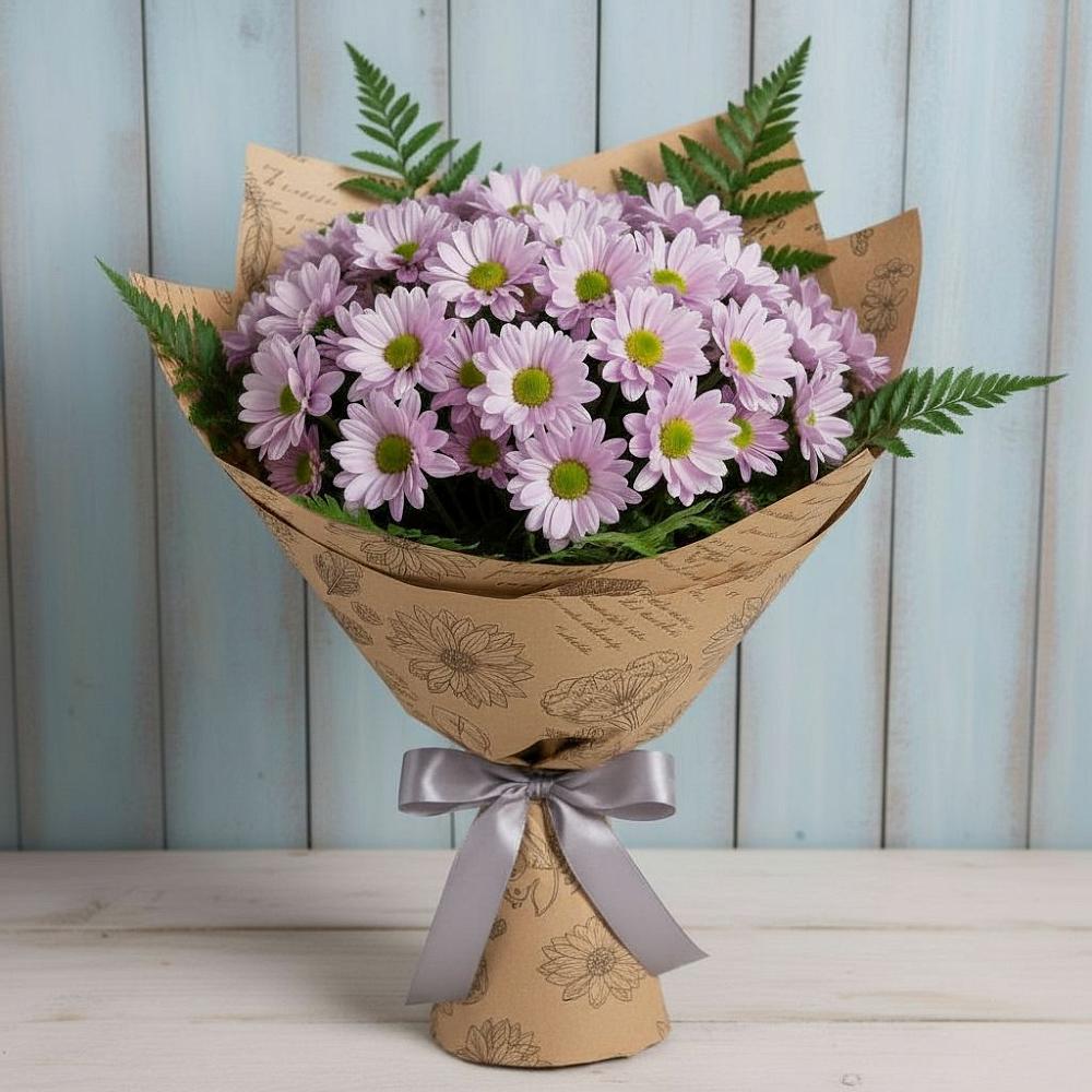 Букет цветов из: Хризантемы в Фокино Приморского края
