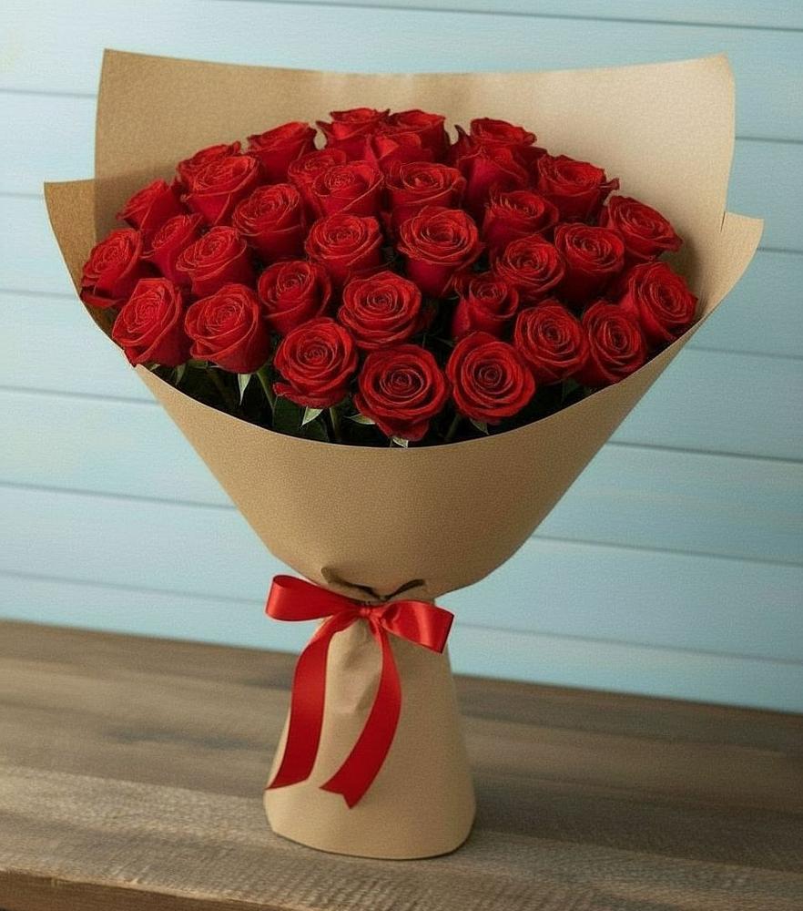 Букет Красные розы Милано в Фокино Приморского края