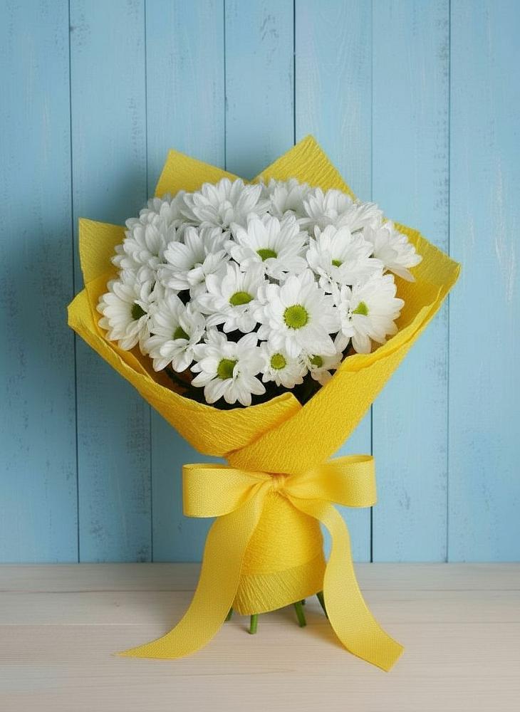 Букет цветов из: Хризантемы в Фокино Приморского края