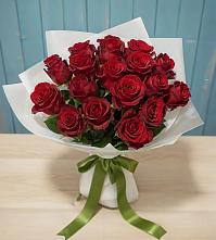 Букет Красные розы в Фокино Приморского края