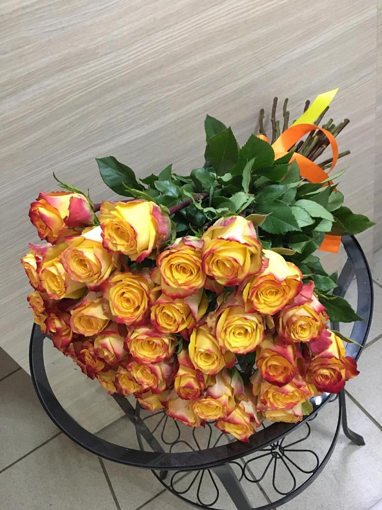 Букет Желтые розы в Фокино Приморского края