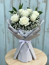 Букет цветов из:  Розы #REPLACE_PRED# Фокино Приморского края