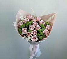 Букет цветов из:  Розы и Хризантемы в Фокино Приморского края