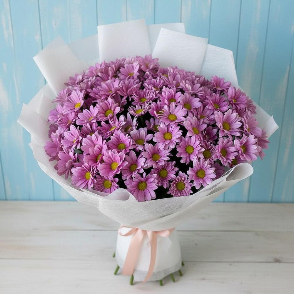 Букет цветов из: Хризантемы в Фокино Приморского края