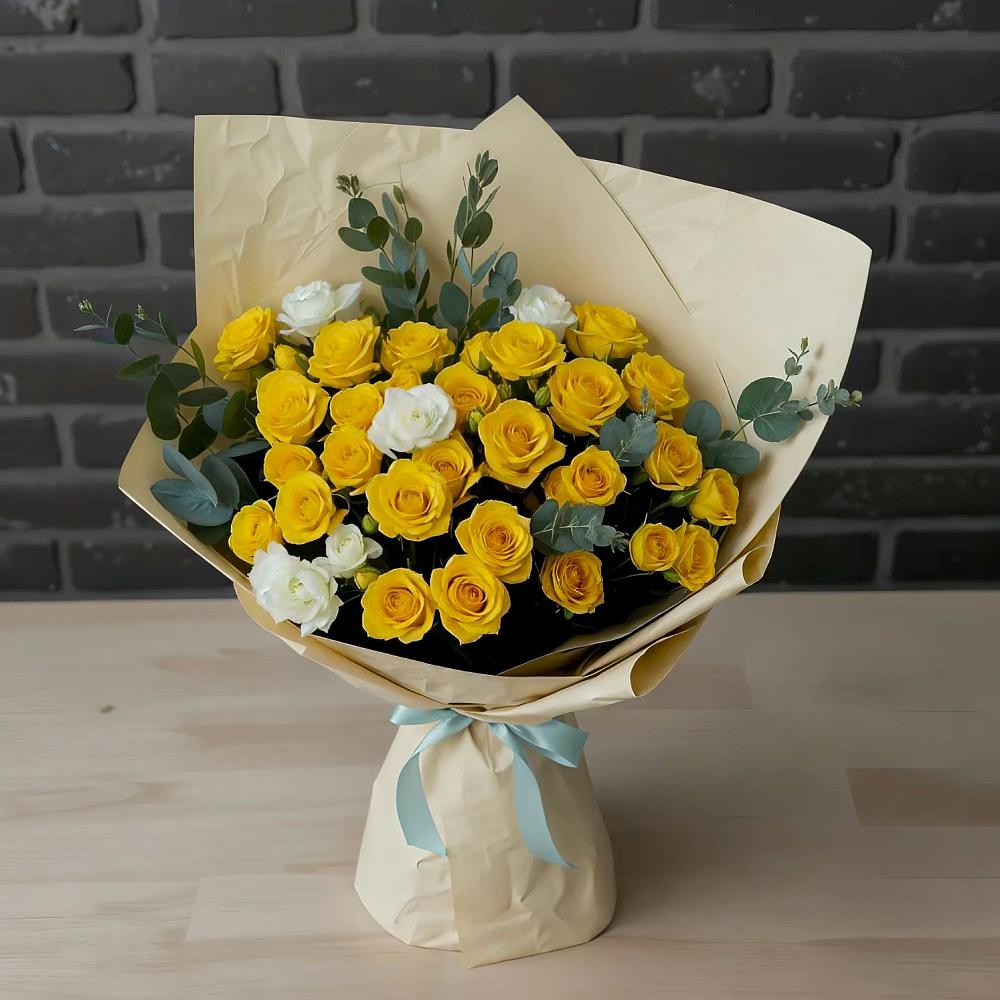 Букет цветов из: Розы в Фокино Приморского края