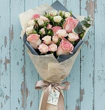 Букет цветов из:  Розы #REPLACE_PRED# Фокино Приморского края