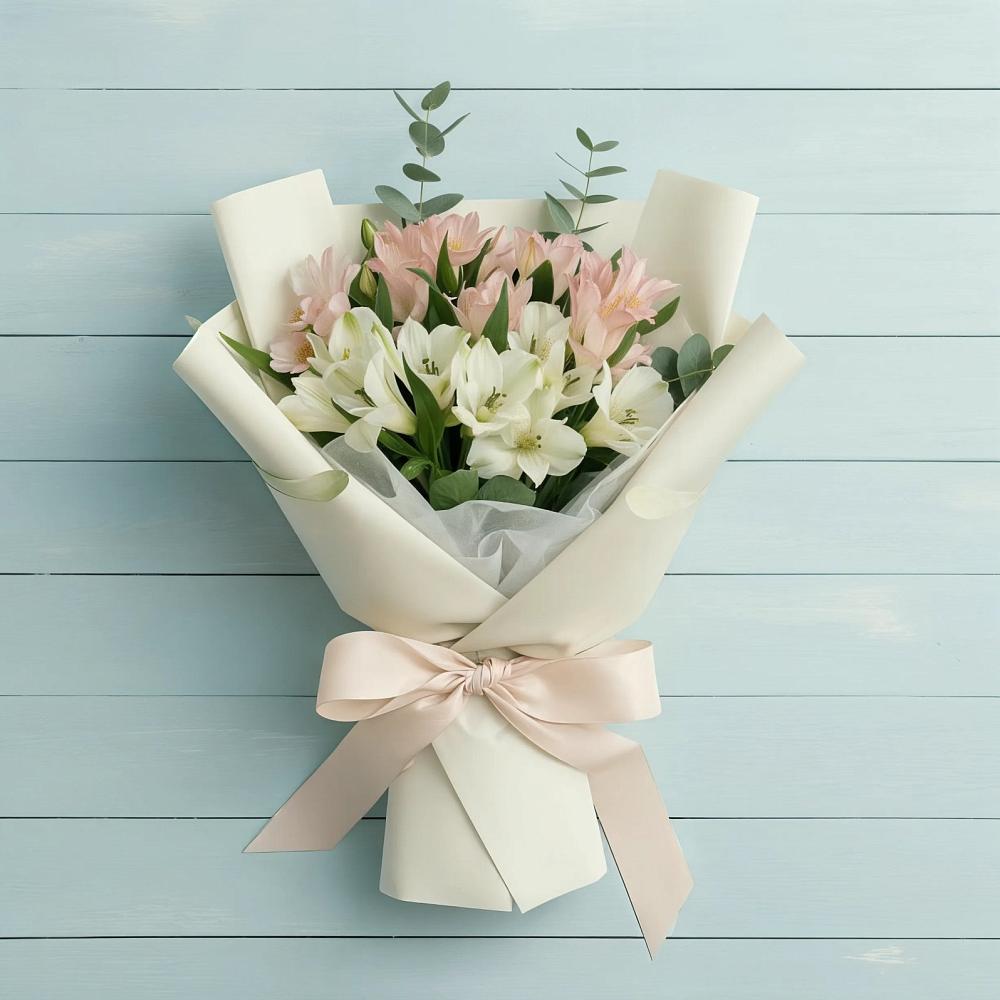 Букет цветов из: Альстромерии в Фокино Приморского края