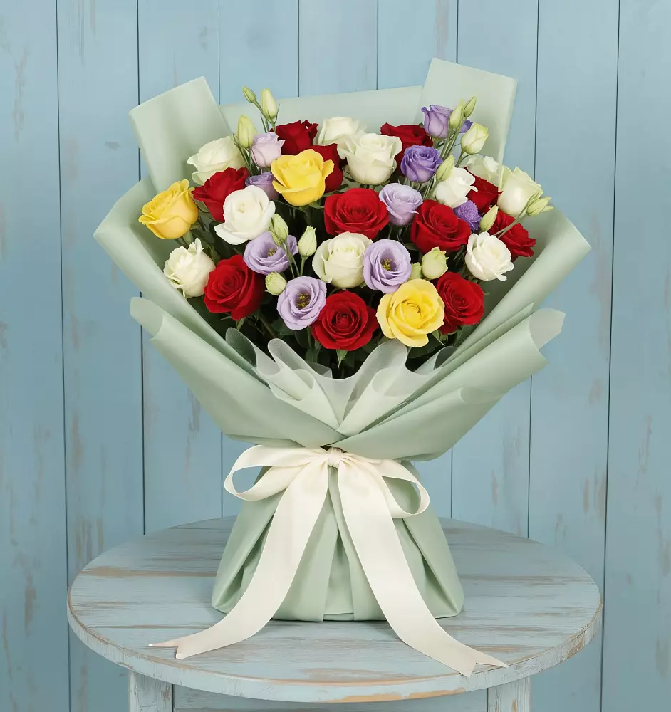 Букет цветов из: Розы в Фокино Приморского края